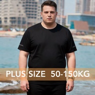 Plus Size 9XL 8XL Men Sport Quick-drying Breathable  Badminton Black Oversize Running T-Shirt