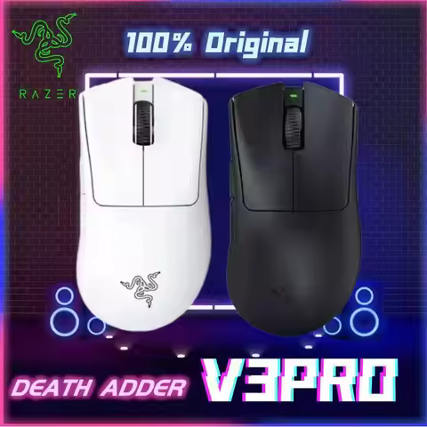 Razer DeathAdder V3 Pro Wireless Gaming Mouse 100% Original Gamer 63g Ultra Lightweight 30K DPI Opti
