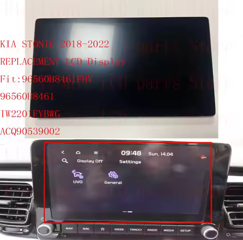REPLACEMENT LCD Display 2018-2022 KIA STONIC GPS NAVIGATION radio 96560H8460FHV