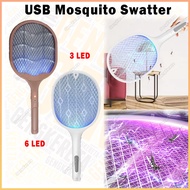 Rechargeable Mosquito Racket Electric Fly Swatter Mosquito Swatter Mosquito Bat Bug Zapper Insects K