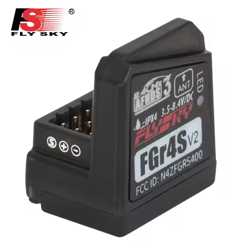 Flysky FGR4S V2 Receiver AFHDS 3 Built-in Single- Bidirectional PWM /PPM / IBUS Output Receiver for 
