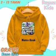Dude Theft Wars 2 Character Children's Hoodie.FREE Child's Name
