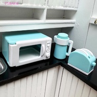 1 Set Mainan Microwave Mini Pembuat Roti Skala 1: 12 Untuk Rumah