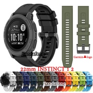 Sport Silicone Strap QuickFit Watch Band For Garmin INSTINCT 1 2