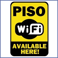 ▏ Signage Ready Print Piso Wifi Laminated and Tarpaulin