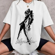 (Locally Stock) AESPA White T-shirt with Karina Winter Giselle NingNing Printed Tee 100% Cotton Wome