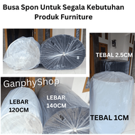 Busa Spons Furniture Kursi Sofa Kasur Bantal Jok Murah Alas Duduk Meteran Bukan Lembaran Tebal Murah