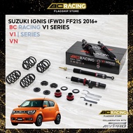 BC Racing V1 Series High Low Soft Hard Adjustable Absorber for Suzuki Ignis FWD FF21S 2016+