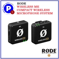 RODE WIRELESS ME COMPACT WIRELESS MICROPHONE SYSTEM (2.4 GHz, BLACK)