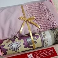 Harini order,esok POSTelekung cotton sulam cantik free box, beg dan mini sejadah