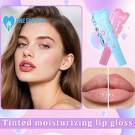 Tinted Moisturizing Lip Gloss Matte Lipstick Nourishing Care Makeup Moisturizing Oil Lipstick O3y7