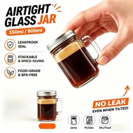 BUY 1 TAKE4 Mini Mason Jar with Lid Portable Leakproof Espresso Bottle for Jam Honey Bar Shot Glass