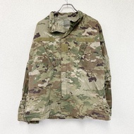 美軍ACU作戰夾克，軍用夾克，多地形迷彩，卡其色，L碼，古著