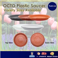 AnyGoods OCTO Plastic Flower Pot Saucer S130 S170 S235 | Tray Pasu Plastik Pokok Bunga 塑料植物花盆底盘
