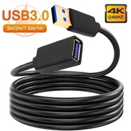 1/1.5/2/3M USB3.0 USB 2.0 Extension Cable Data Cord  Laptop TV SSD Computer Camera Printer Universal