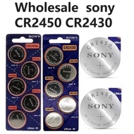 Wholesale  sony CR2450 CR2430 2450 2430 BATTERY Button Cell