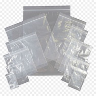 40g-5pcs 9'(OPEN) X 14' X 0.05MM (T)ldpe plain zipper plastic bag