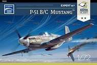 Alma Hobby ADL70038 1/72 US Army Air Force P-51B/C Mustang Expert Set Plastic Model