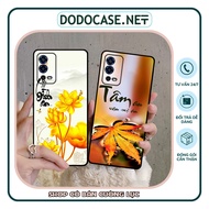 Oppo A55 case printed with Buddha image of peace of mind and peace