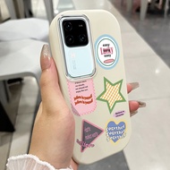 Case For VIVO V30 Pro 5G V29 V29e V27 5G V23 V23i V20 S1 S7 Heart Shape Star Phone