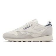 R REEBOK CLASSIC LEATHER Casual Shoes Suede Retro Fashion Wear White Blue 100032773 23FW [Happy Shopping Network]