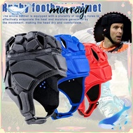 MURRAY Football Helmet, EVA Sponge Soft Shell Rugby Helmet, Protective Gear Adjustable Head Support 