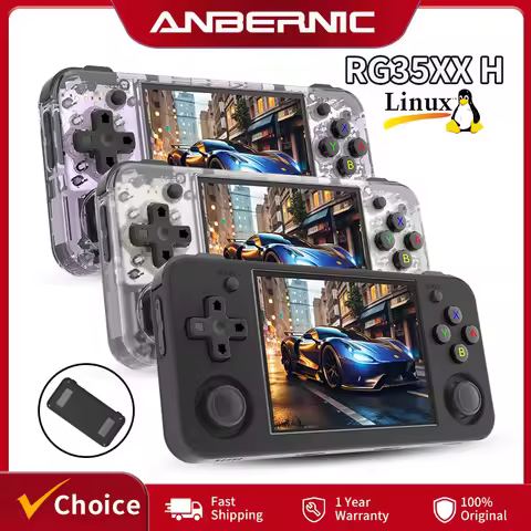 ANBERNIC RG35XX H Retro Handheld Game Console 3.5''IPS HD Screen Linux 64 bit 3300mAh Portable Gamin