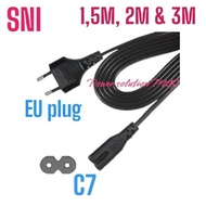 Power cable number 8 cord c7 sni 3Meter power cable radio led lamp