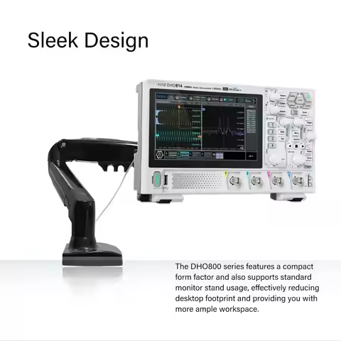 RIGOL DHO800 Series Digital Oscilloscope Portable 70-100MHz 1.25GSa/s Type-C Power Supply DHO802 DHO