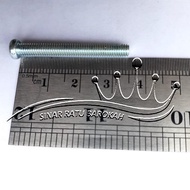SCREWDRIVER PLUS JP M4X35 LENGTH 3.5CM 3.5 CM M4 X 35 BAUD 4X35 4 X 35 MM 35MM PAN HEAD WHITE GALVAN