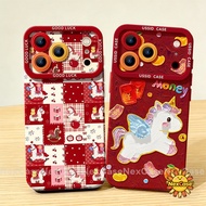 Unicorn red envelope case for Realme C75 14X C67 C75X 5s C63 C15 C11 C51S C65 5i C65 C51 C53 C3 11 C
