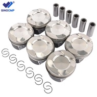 Promotion 6pcs Pistons Rings Set STD 84mm For BMW F20 F21 F30 F10 X3 X4 X5 X6 E82 E88 N55B30 N55B30A
