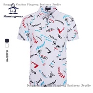 MUNSINGWEAR MUNSINGWEAR Golf Men's T-Shirt Summer New Style Sports Quick-Drying Short-Sleeved polo Shirt Can Be