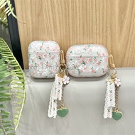 Simple Shell Pattern Pink Flower AirPods Pro3 Case AirPods 4/4anc Case AirPods Case For AirPods 1/2/