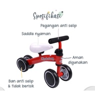 Df-8 (1 UNIT = 1KG) BABY BIKE Balance BIKE MB 243 - 4-WHEEL CHILDREN'S BALANCE BIKE PUSH BIKE