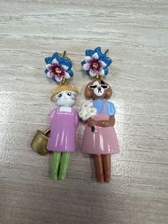 Les nereides n2 happy picnic earrings mushroom hk
