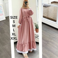 Ready Trand Model Baju Gamis Remaja Terbaru N_Muslimah Kekinian 2021