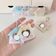 🍼 Heeney 1ชิ้นที่ใส่บัตรรูปถ่าย1.5x1นิ้วที่ใส่ป้ายบัตรประชาชนอะคริลิคสัตว์บ้าน kpop photocard ผู้ถือ