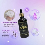 Premium NANO Hair De-yellowing 100ML - Stronger x10 Purple Shampoos, Organic Odorless Bleach