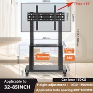 Heavy Duty 32/65/75/85 Inch Universal TV Stand with 360° Rotating Wheels and Universal Casters Porta
