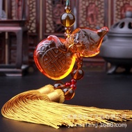 Hanging Glass Glass Glass Gourd Production Car Wholesale Glass Factory Car Glass Ancient Car Pendant