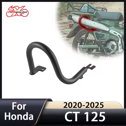 For Honda CT 125 ct125 2020-2025 Exhaust Crash bar Motorcycle Muffler Pipe Guard Bumper Frame Protec