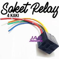 4 Leg RELAY SOCKET 4 Leg RELAY SOCKET Black RELAY
