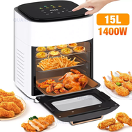 Electric Air Fryer 15L Large Capacity Hot Air Fryer Fryer Fryer Bin Without Oil,Deep Fryer Ovens Integrated LED Fried Machine