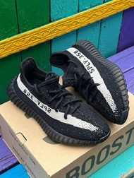 🎇全新特惠adidas originals Yeezy Boost 350 V2“Oreo” 潮流舒適 織物 低幫跑步鞋 男女同款 黑白