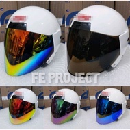 DISCOVERY / ASTRO VISOR HELMET VISOR UJANG & DISCOVERY SIDE CAP CRYSTAL RAINBOW CR BLUE TITAN GREEN 