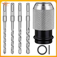 [CloudsMiles.th] Rotary Hammer Adapter with Impact Drill Bits Set, Electric Hammer to Drill Converte
