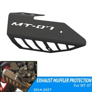 For Yamaha MT07 MT-07 MT 07 2014 2015 2016 2017-2027 Motocross Exhaust Muffler Protection Exhaust Gu
