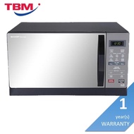 Sharp R357EK Microwave Oven 25L Touch Control Black Colour Grey Cavity Steam Menu Mirror Glass Door