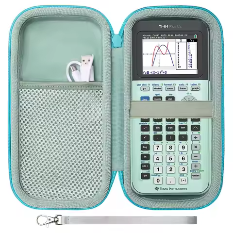 LTGEM Carrying Pouch for Texas Instruments BA II Plus Financial Calculator Travel and Office Storage